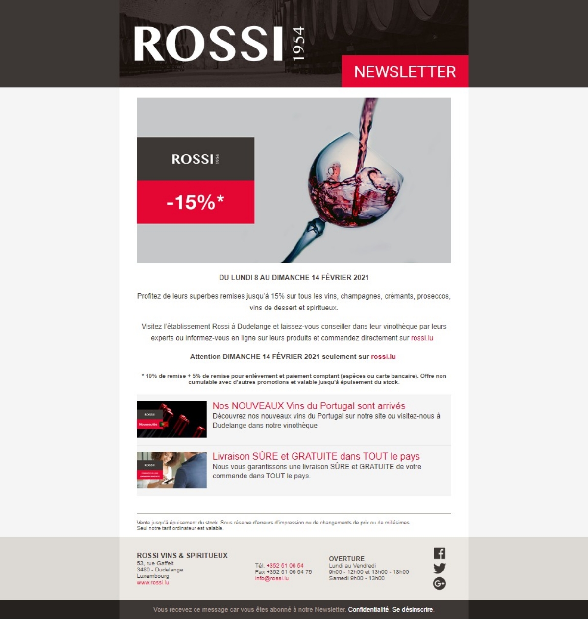 E-Mailings & Newsletter - Projets