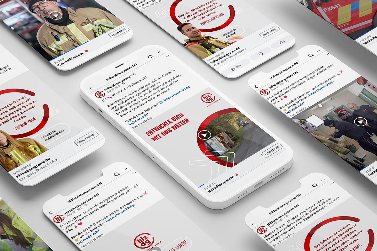 Social Media Recruiting-Kampagne auf Facebook & Instagram.