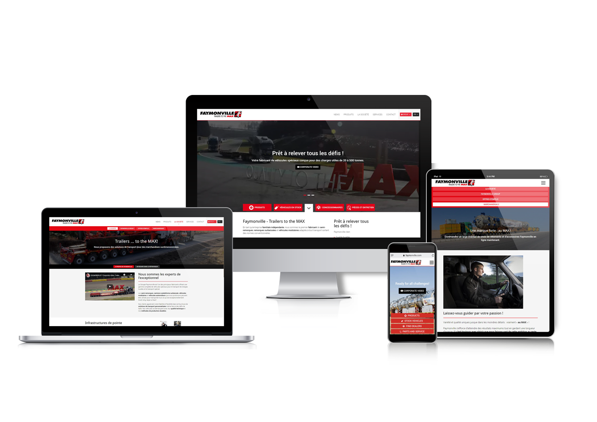 Sites web de marques axés sur la performance