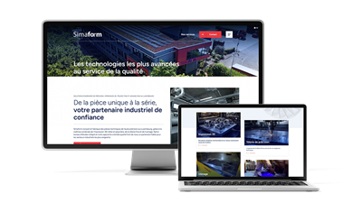 Un site web bilingue - Site FR/EN avec un CMS performant, déjà dans le top 5 de Google pour la tôlerie de précision et l’impression 3D métal.