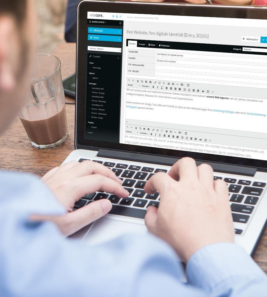 Websitepflege & Updates - Creation